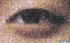 <strong>#002</strong> ⎢ <strong>Process</strong> Inkjet
⎢ <strong>Printer</strong> Epson Stylus PhotoEx (Liquid Piezo Drop-on-Demand)
⎢ <strong>Media</strong> IBM Document Ink Jet Paper (specially sized paper)
⎢ <strong>Ink</strong> Epson Stylus COLOR (liquid CcMmYK, dye based)
⎢ <strong>Date</strong> 1998-10-01
