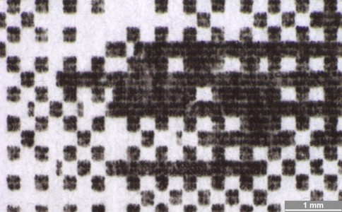 <strong>#143, Mellon Sample #8</strong> ⎢ <strong>Process</strong> Direct Thermal (D1T1)
 ⎢ <strong>Printer</strong> Panasonic KX-F90 (Fax)
 ⎢ <strong>Media</strong> Staples Thermal Fax Paper (coated paper)
 ⎢ <strong>Ink</strong> n/a ()
 ⎢ <strong>Date</strong> 2006-09-01
