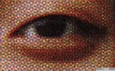 <strong>#027</strong> ⎢ <strong>Process</strong> Inkjet
⎢ <strong>Printer</strong> IRIS 3047 (Piezo Continuous Large Format)
⎢ <strong>Media</strong> IRIS Photo Glossy (coated plastic, swellable)
⎢ <strong>Ink</strong> Equipoise 3000 (liquid CMYK, dye based)
⎢ <strong>Date</strong> 1998-10-01