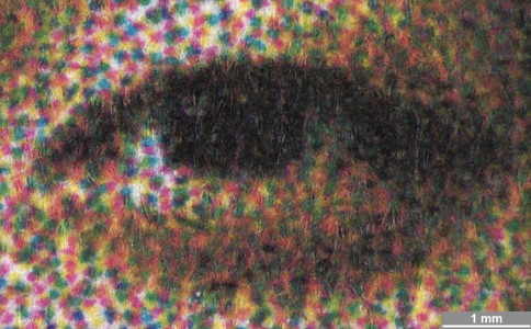<strong>#036</strong> ⎢ <strong>Process</strong> Inkjet
⎢ <strong>Printer</strong> Epson Stylus Color 740 (Liquid Piezo Drop-on-Demand)
⎢ <strong>Media</strong> Soennecken 80g (uncoated paper)
⎢ <strong>Ink</strong> Epson Stylus COLOR (liquid CMYK, dye based)
⎢ <strong>Date</strong> 1998-10-01