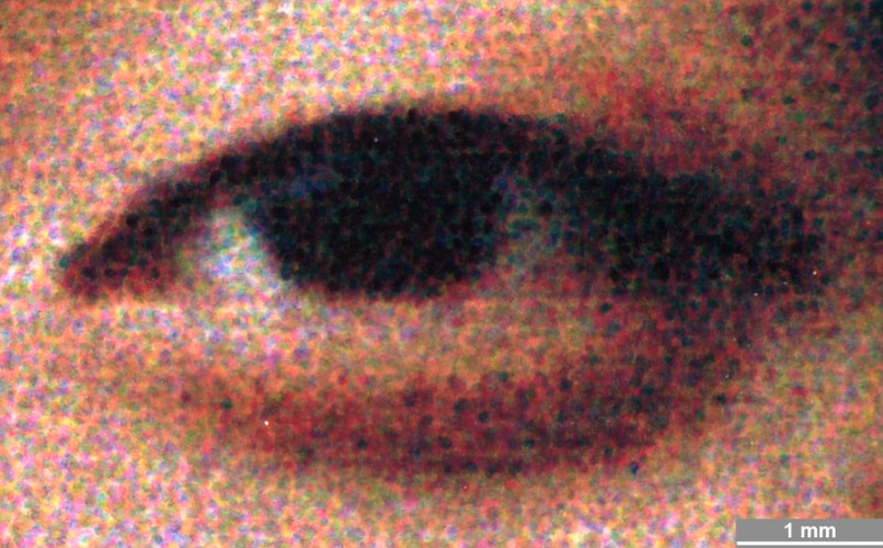 <strong>#047</strong> ⎢ <strong>Process</strong> Inkjet
⎢ <strong>Printer</strong> Epson Stylus PhotoEx (Liquid Piezo Drop-on-Demand)
⎢ <strong>Media</strong> Epson Photo Quality Glossy Paper (coated paper, hybrid)
⎢ <strong>Ink</strong> Epson Stylus COLOR (liquid CcMmYK, dye based)
⎢ <strong>Date</strong> 1998-10-01