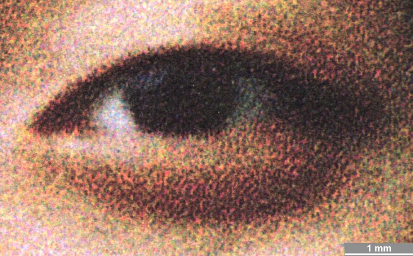 <strong>#066</strong> ⎢ <strong>Process</strong> Inkjet
⎢ <strong>Printer</strong> Epson Stylus Photo 2000P (Liquid Piezo Drop-on-Demand)
⎢ <strong>Media</strong> Epson Watercolor Paper Radiant White No. SO41351 (sized/coated fine art
paper)
⎢ <strong>Ink</strong> Epson T015 (K), T016 (colors) (liquid CcMmYK, pigment based)
⎢ <strong>Date</strong> 2001-05-30