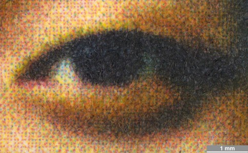 <strong>#148, Mellon Sample #14</strong> ⎢ <strong>Process</strong> Inkjet
⎢ <strong>Printer</strong> IRIS 3047 (Piezo Continuous Large Format)
⎢ <strong>Media</strong> Somerset Velvet Radiant White (100% rag) (sized/coated fine art paper)
⎢ <strong>Ink</strong> IRIS Equipoise (liquid CMYK, dye based)
⎢ <strong>Date</strong> 2006-09-01